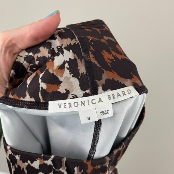 Veronica Beard Vilena Leopard Print High Rise Leggings Size Small - Picture 3 of 7